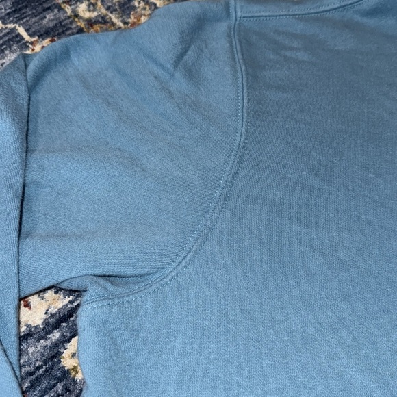 The North Face Teal Long Sleeve Pullover Drawstring Hoodie LG - Picture 6 of 16